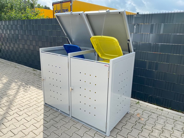 Mülltonnenbox 240l weiß Mülltonnenbox 240l 160B
